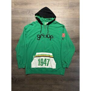 LRG Lifted Research Group Hoodie 4XL Track Race 1947 Pullover Y2K Hip Hop Green